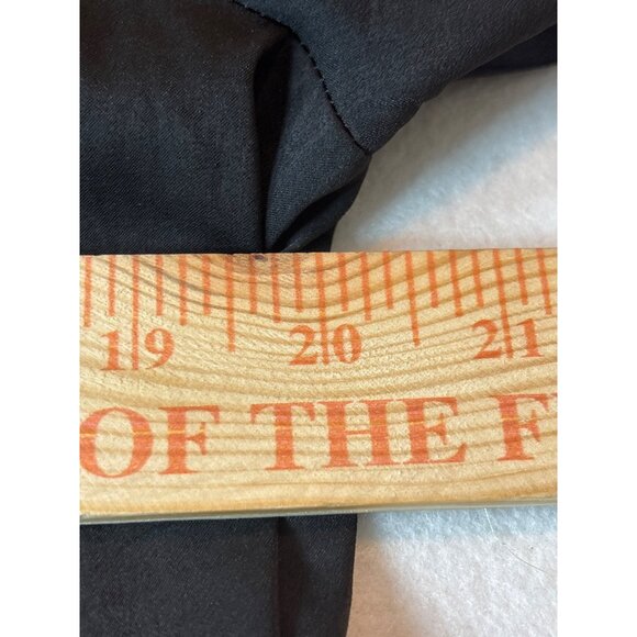 Halston Womens Black Button-Up Blouse L - - Picture 9 of 15